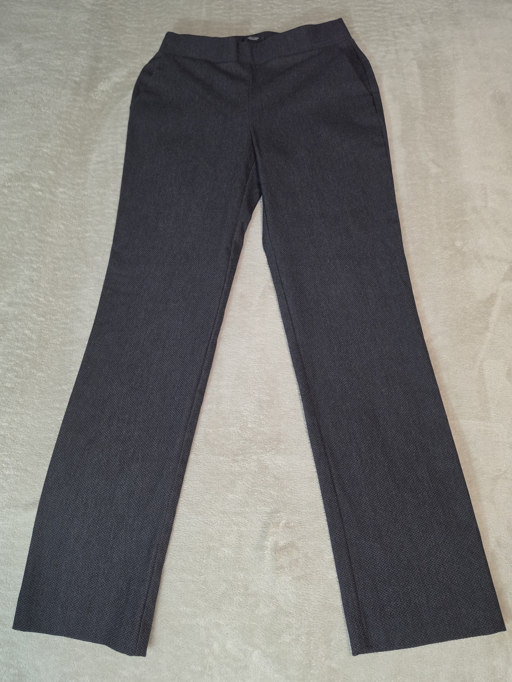 Simply Vera Vera Wang Women's Charcoal Flare Pants